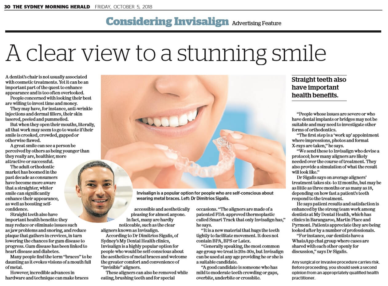 My Dental Health in the Sydney Morning Herald